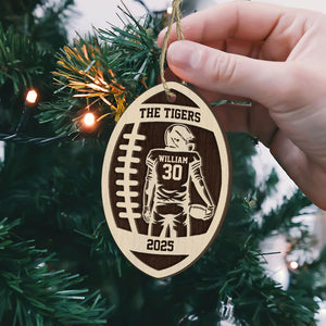 Personalized Sports Player 2-Layer Wooden Ornament For Sport Lovers LM32 895991