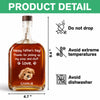 Custom Dog Photo Thanks For Picking Up My Poop and Stuff Whiskey Bottle For Dog Lovers CH07 895978