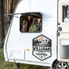 Personalized Family Name Happy Campers Adventures RV Decal Sticker LM32 669403