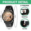 Custom Dog Photo 3D Inflated Men's Watch Gift For Dog Dad HO82 893760