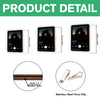 Personalized Music Photo Couple Gift Wooden Photo Car Visor Clip HA75 898936