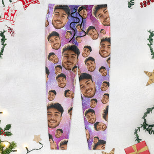 Custom Human Face Photo Christmas Gift Sweatpants TH10 891505