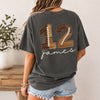 Custom Football Number & Name Faux Patchwork Back Comfort Shirt HO82 903396