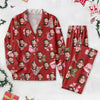 Custom Photo Coquette Bows Christmas Pajamas Funny Gift For Bestie LM32 895006