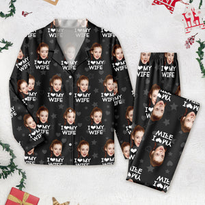 Custom Photo I Love My Girlfriend Boyfriend Pajamas Valentines Gift For Him Her Husband Wife HA75 895042