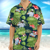 Custom Funny Golfer Face Tropical Hawaiian Shirt - Personalized Gift for Golfer LM32 897489