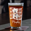 Custom Photo Best Dog Dad Ever Beer Glass - Father’s Day Gift for Dog & Cat Owners HA75 921370