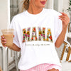 Custom Mama Shirt With Kids Names Faux Embroidery Effect Comfort Shirt HO82 903346