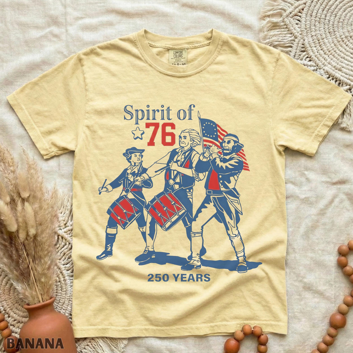 Spirit of 76, USA 250 Anniversary Shirt, Vintage 1776 Comfort Shirt LM32 669031