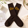 Personalized Mascot Embroidered Socks, Custom Name & Number School Spirit Socks, Team Mascot Gift for Students HO82 903480