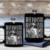 Personalized Vintage Photo Best Dad Mom Ever Black Mug Gift For Father's Day HA75 921432