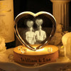 Custom Couple Photo Engraved Crystal Photo With Light HA75 898204
