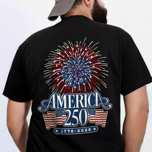America 250 Firework Back Shirt TH10 894639