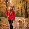 Pet Carrier Hoodie, Oversized Women'S Sweatshirt with Pet Pocket, Hooded Pullover, Synthetic Fiber