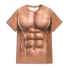 3D Muscle Man - Realistic Six-Pack Abs Funny 3D Shirt HA75 921816