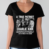 Justice for Charlie Kirk - Prayers Up Charlie Dark Shirt HA75 64418