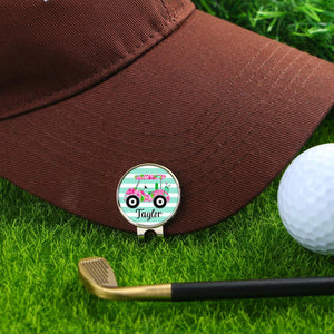Personalised Golf Ball Marker Magnetic Hat Clip, Gift for Golf Enthusiast HO82 900682