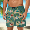 Custom Cute Face Island Vacation Summer Vibe Beach Short LM32 893527