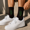 Custom Dad and Kid Outline Embroidered Socks Christmas Gift HO82 903512