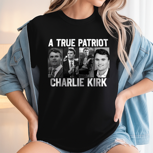 Justice for Charlie Kirk - Prayers Up for Charlie Dark Shirt HA75 64410