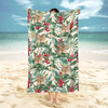 Custom Hawaii In The Air Face Cat Photo Beach Towel HO82 894010