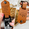 Custom Baby Ultrasound Photo Leather Keychain- Gift For New Daddy, Gift from Baby Bump LM32 669067