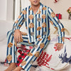 Custom Funny Face Striped Pajamas, Personalized Matching Family Sleepwear LM32 669821