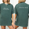 Charlie Kirk "This Is The Turning Point Quote" Back And Front Shirt HO82 65780