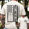 Personalized Best Dad By Par Back & Front Dark Shirt - Gift For Dad, Golf Dad HO82 902362