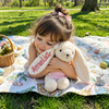 Embroidered Kid Name Nursery Rabbit Doll Baby Girl Shower Gift Christmas Gift CH07 180476
