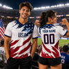 Custom Name & Number USA Soccer Jersey Shirt CH07 180088