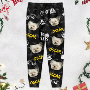 Custom Dog Photo With Offroad Pattern Sweatpants N304 HN590