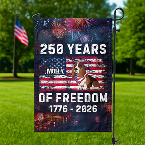 Custom Dog America 250 of Freedom Garden Flag For Dog Lovers LM32 895321