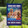 Custom Photo Even My Dogs Cats Are Waiting For America’s 250th Garden Flag HO82 900336