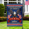 Custom Family Name United States Of America 1776 - 2026 Personalized Garden Flag HA75 921600