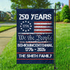 Custom Family Name America’s 250th Anniversary United States Semiquincentennial Garden Flag HO82 900342