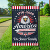 1776-2026 America - 250 Years Of Freedom Personalized Garden Flag HA75 897110