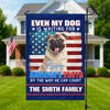 Custom Photo Even My Dogs Cats Are Waiting For America’s 250th Garden Flag HO82 900336