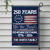 Custom Family Name America’s 250th Anniversary United States Semiquincentennial Garden Flag HO82 900342