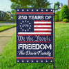 We The People Freedom Personalized Garden Flag HA75 897440