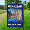 Custom Photo Even My Dogs Cats Are Waiting For America’s 250th Garden Flag HO82 900336