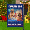 Custom Photo Even My Dogs Cats Are Waiting For America’s 250th Garden Flag HO82 900336