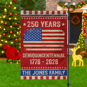 Celebrate 250th Anniversary United States Semiquincentennial Garden Flag Gift for Family HO82 894770