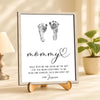 Personalized Walk With Me 2-Layered Wooden Plaque With Stand, Happy Mother's Day TH10 898915