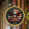 USA 250th Anniversary Eagle USA Flag Acrylic Ornaments Patriotic Gifts For Christmas CH07 899208