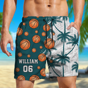 Personalized Name Tropical Summer Beach Short For Sport Lovers LM32 893681