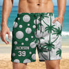 Personalized Name Tropical Summer Beach Short For Sport Lovers LM32 893681