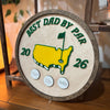 Personalized Best Dad By Par Golf Ball Plaque Father's Day Gift, Dad, Grandparent Golf Gift HA75 921344