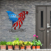 Custom Family Name American Eagle Flag In God We Trust Metal Sign LM32 897905
