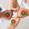 Custom Country Football Fan Tattoos - Personalized Sports Fan Accessories HA75 921802